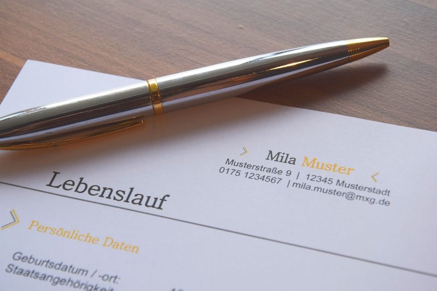 Lebenslaufschreiben