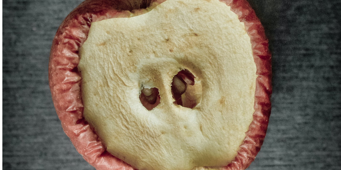 verdorbener Apfel